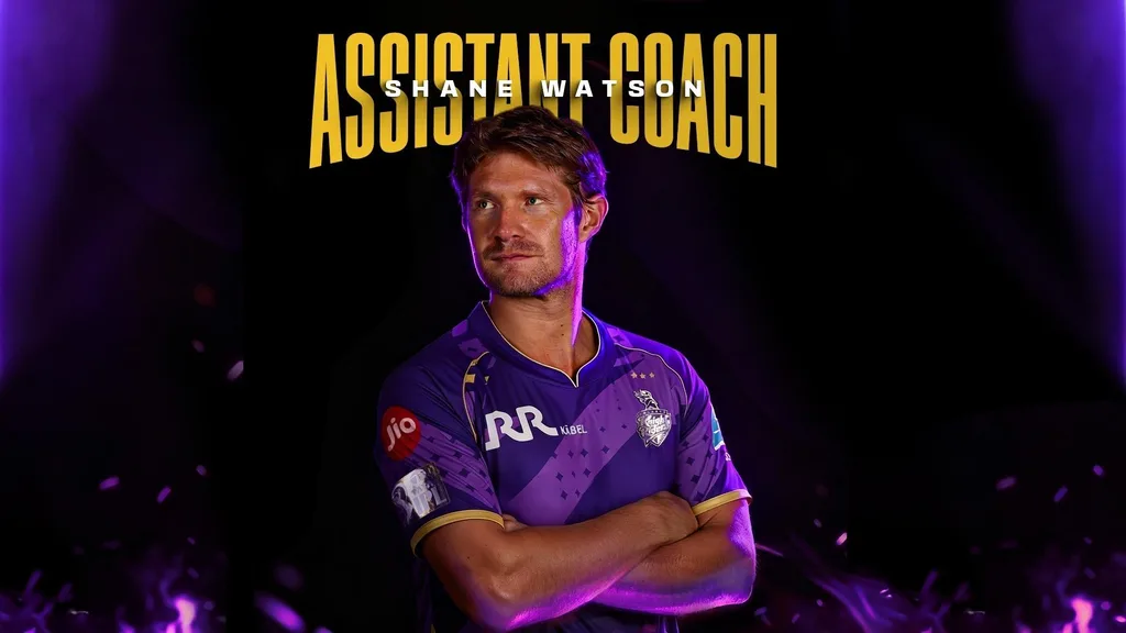 Shane Watson Appointed as Assistant Coach of Kolkata Knight Riders Ahead of IPL 2026