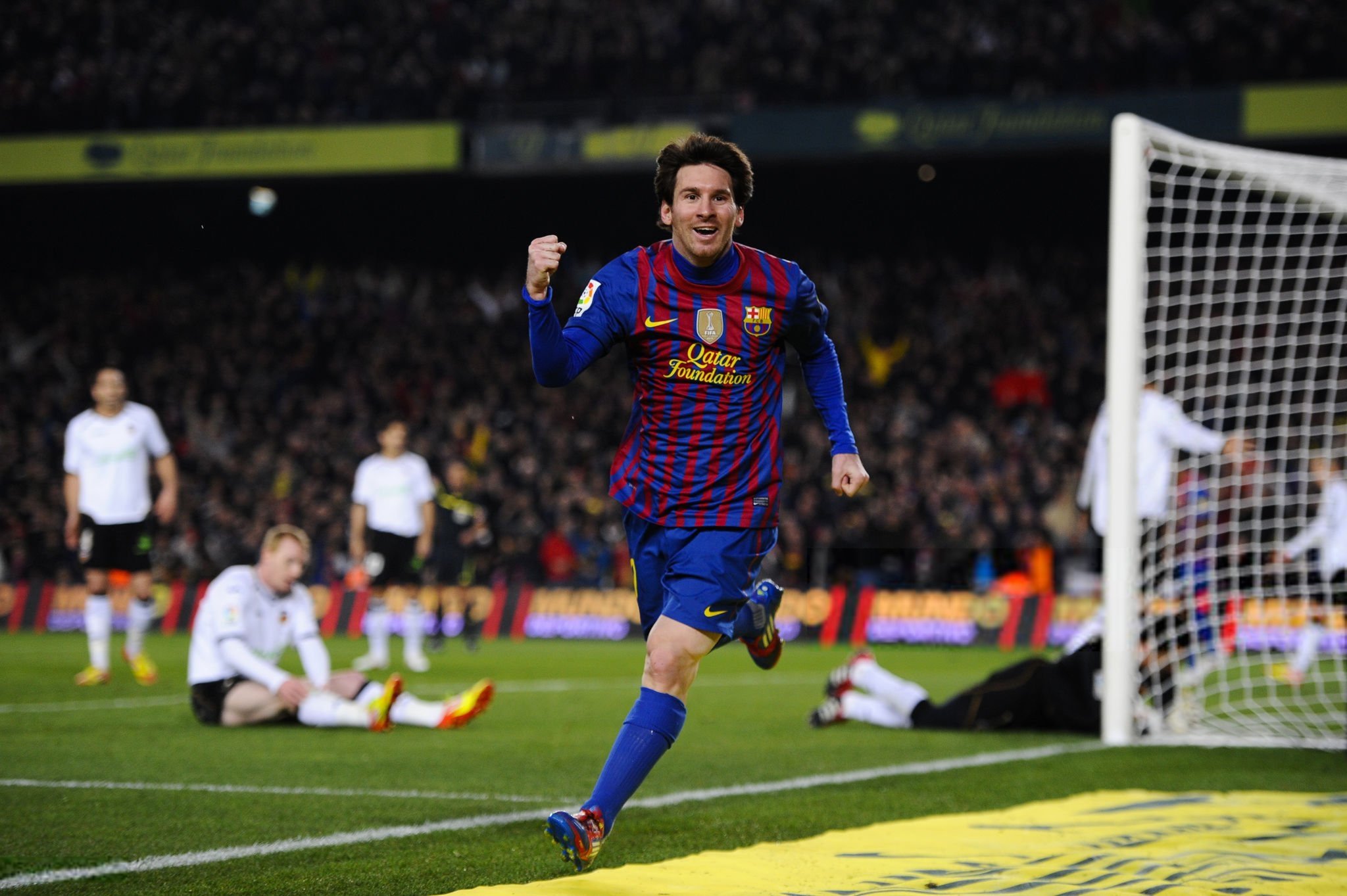 Football Stats: Most 50+ goals scored in a calendar year - Lionel Messi - nine times