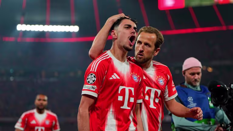 Pavlovic scored his maiden UCL goal. FC Bayern Munich vs Real Madrid, UEFA Champions League 2025-26, Quarter-final, Second Leg LIVE: Two goals in six minutes; Bayern leading in agg; BAY 1-1 RMA (3-2)
