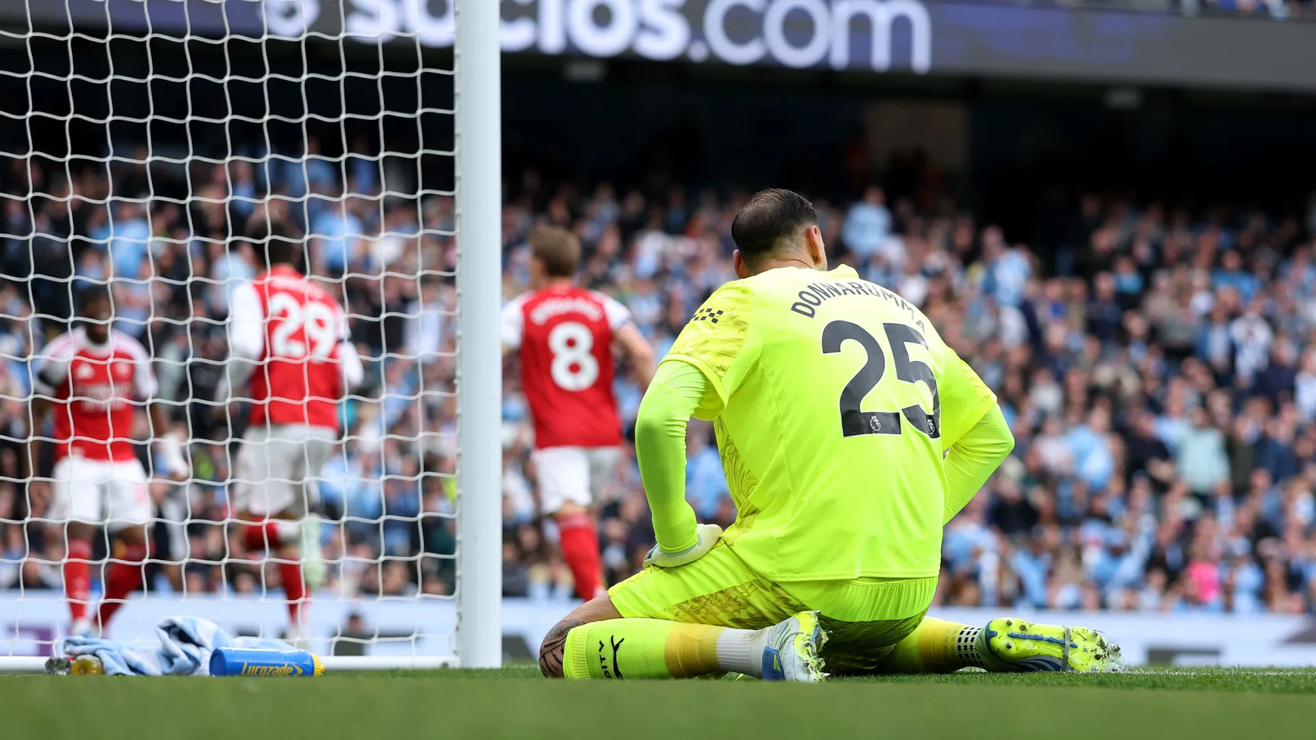 Manchester City vs Arsenal, English Premier League 2025/26 LIVE: Mistake from Donnarumma allowed Arsenal to equalise