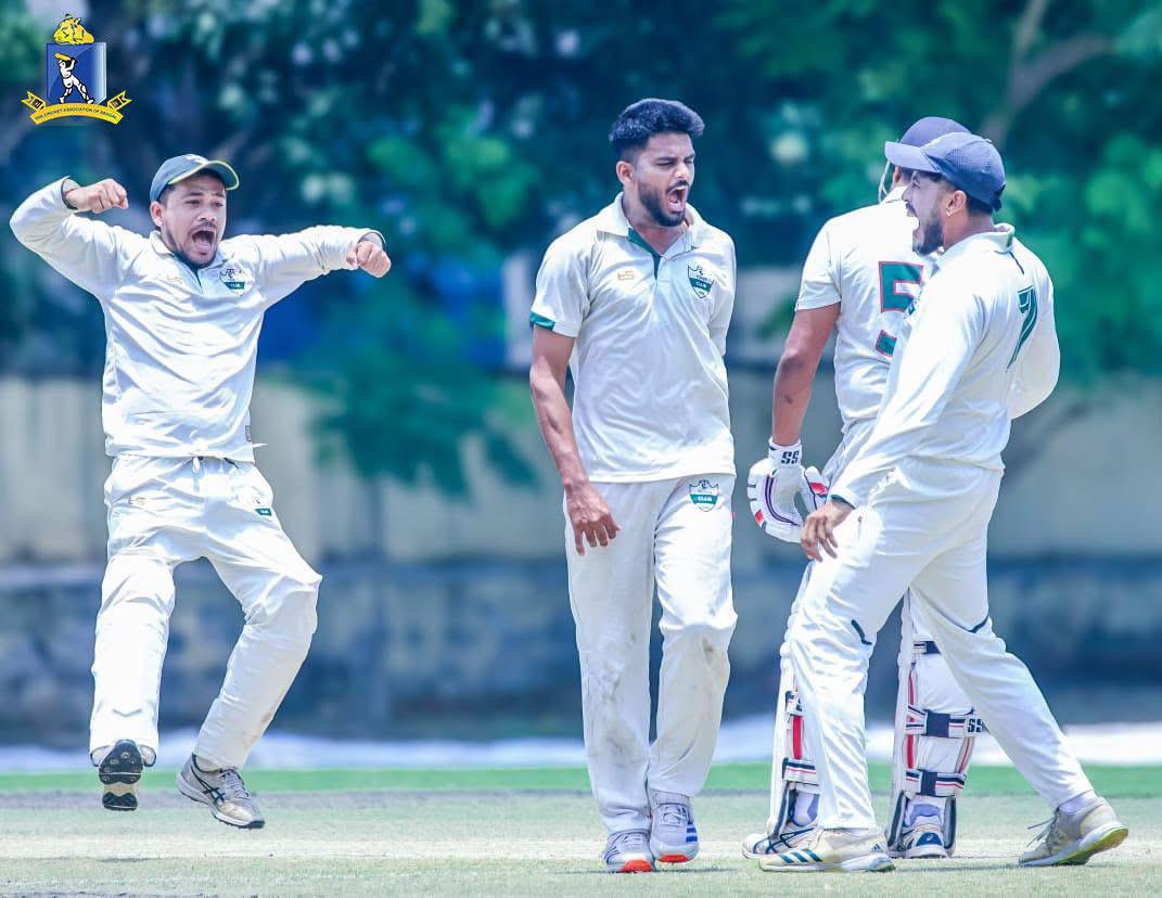 Deepansh Chauhan's five-wicket haul gave them the lead